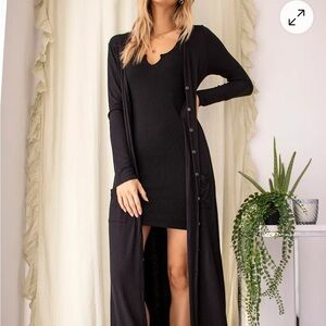 Lulu’s Black Sleeveless Dress